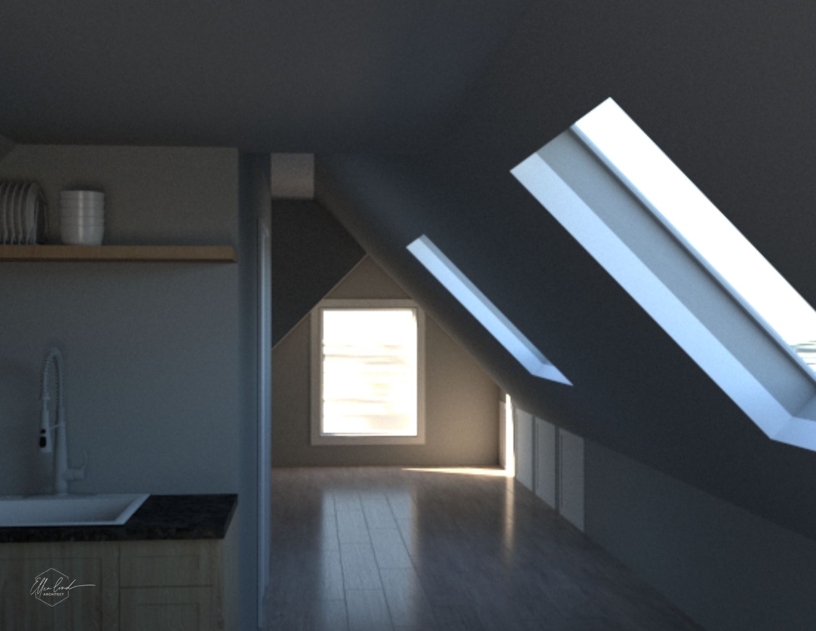 Denver Attic ADU Studio Apartment