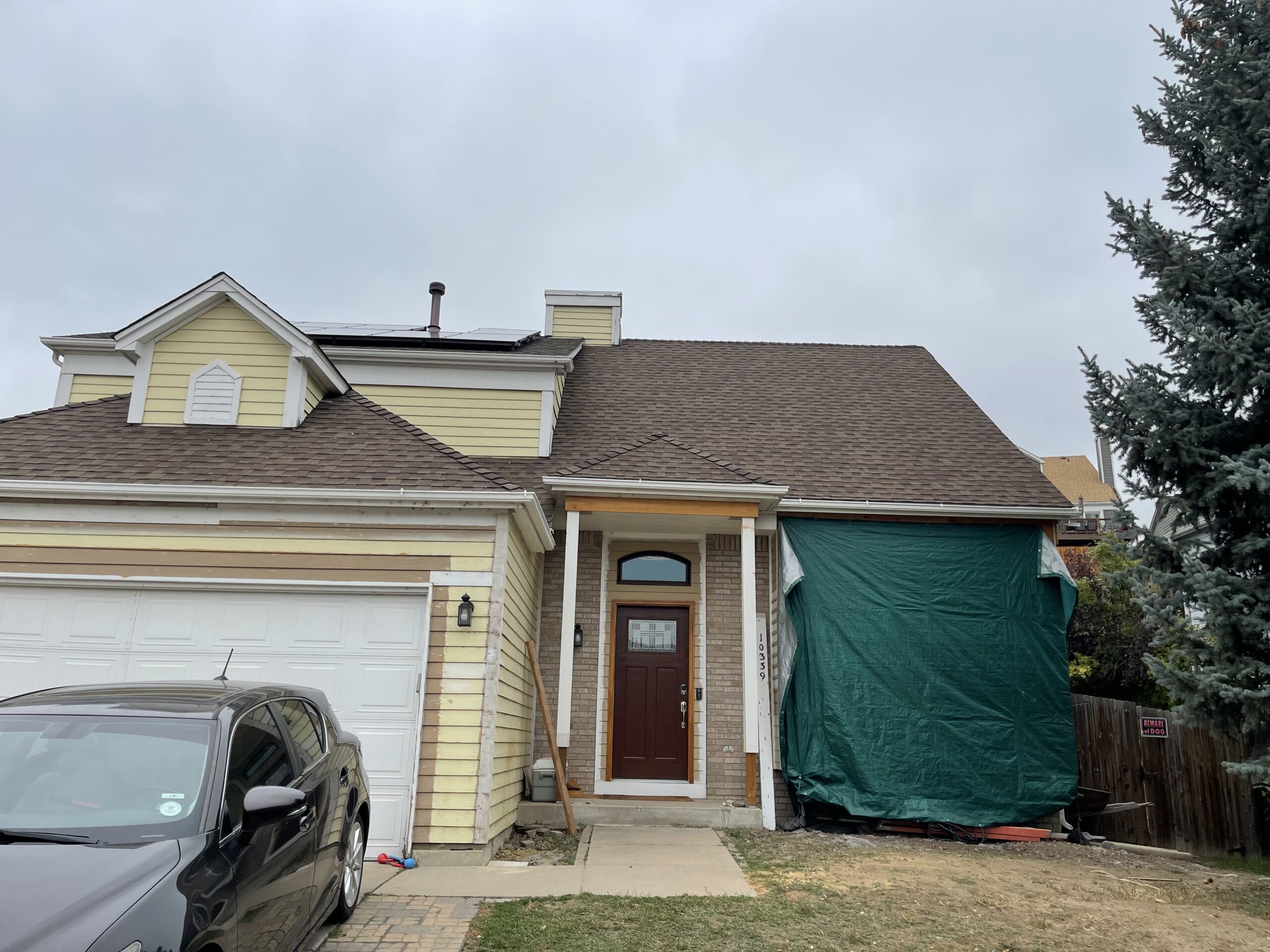 Westminster Over the Garage Addition - before